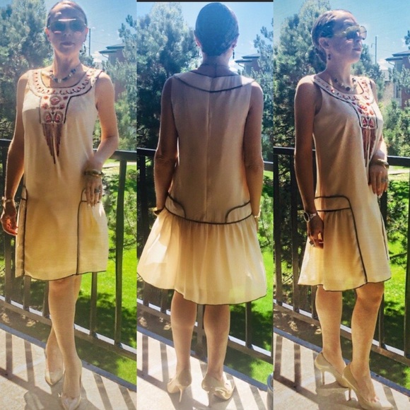 Anna Sui Anthro Embroidered Shift Dress - Picture 8 of 8